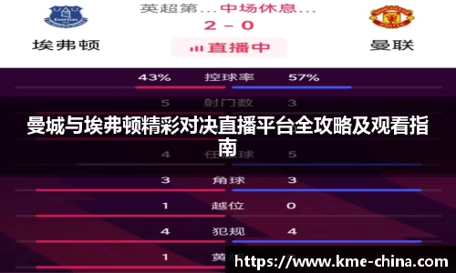 曼城与埃弗顿精彩对决直播平台全攻略及观看指南